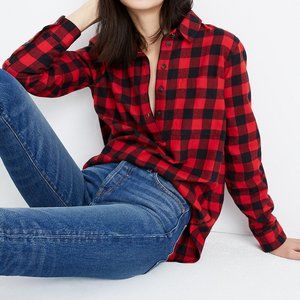 NWT Madewell Flannel Long Sleeve